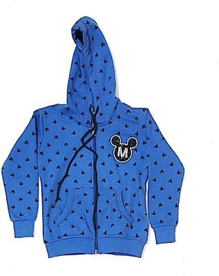 

Cuddlezz Full Sleeve Printed Girls Sweatshirt, Blue