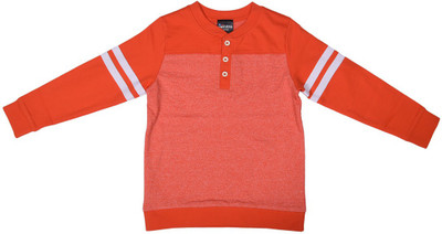 

Ventra Full Sleeve Printed Boys Sweatshirt, Orange