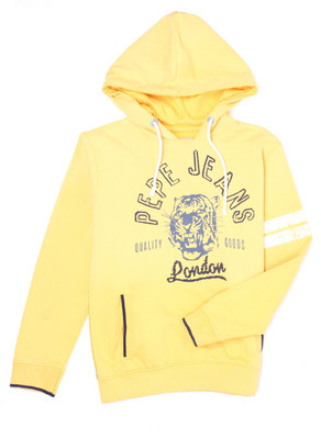 

Pepe Jeans Full Sleeve Graphic Print Boys Sweatshirt, Gold