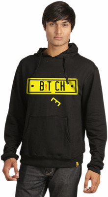

Campus Sutra Full Sleeve Printed Men Sweatshirt, Black