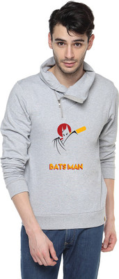 

Campus Sutra Full Sleeve Printed Men Sweatshirt, Grey