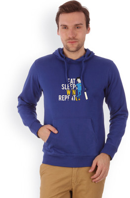 

Campus Sutra Full Sleeve Printed Men Sweatshirt, Royal blue