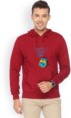 

Campus Sutra Full Sleeve Solid Men Reversible Sweatshirt, Maroon