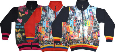 

Shaun Full Sleeve Printed Boys Sweatshirt, Multicolor