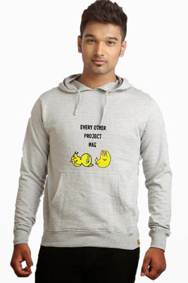 

Campus Sutra Full Sleeve Printed Men Sweatshirt, Grey