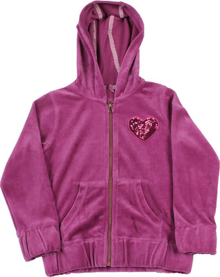 

Mothercare Full Sleeve Solid Girls Sweatshirt, Plum