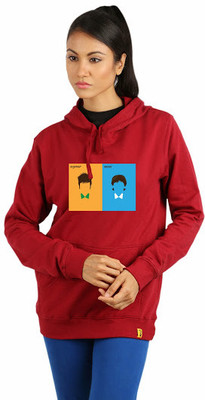 

Campus Sutra Full Sleeve Solid Women Sweatshirt, Red