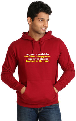 

Campus Sutra Full Sleeve Printed Men Sweatshirt, Maroon