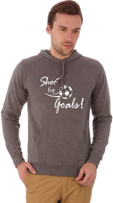 

Campus Sutra Full Sleeve Solid Men Sweatshirt, Dark grey