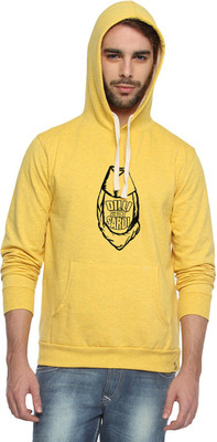 

Campus Sutra Full Sleeve Printed Men Reversible Sweatshirt, Yellow