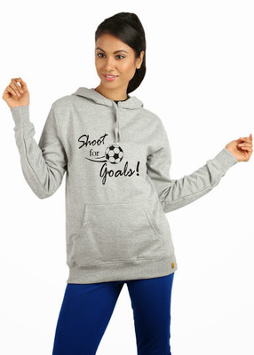 

Campus Sutra Full Sleeve Printed Women Sweatshirt, Grey