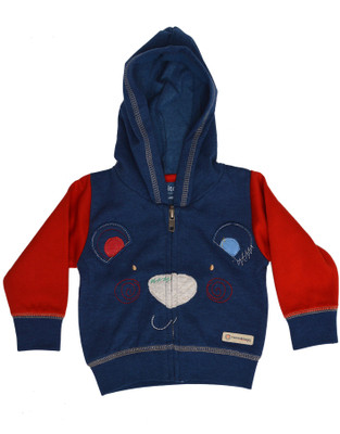 

Pepito Full Sleeve Embellished Baby Boys Sweatshirt, Navy milanch