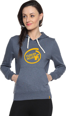 

Campus Sutra Full Sleeve Printed Women Sweatshirt, Denim