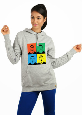 

Campus Sutra Full Sleeve Solid Women Sweatshirt, Grey