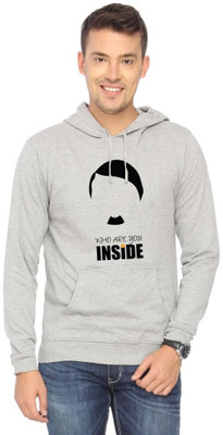 

Campus Sutra Full Sleeve Printed Men Sweatshirt, Grey