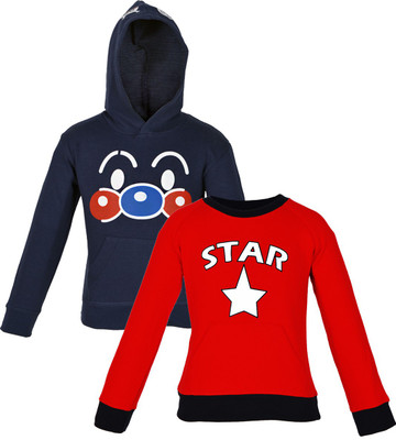 

Gkidz Full Sleeve Printed Boys Sweatshirt, Red