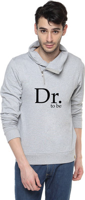

Campus Sutra Full Sleeve Printed Men Sweatshirt, Grey