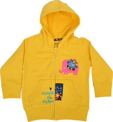 

Pepito Full Sleeve Embellished Baby Girls Sweatshirt, Yellow