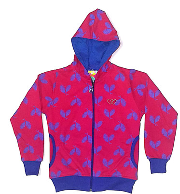 

Cuddlezz Full Sleeve Printed Girls Sweatshirt, Pink