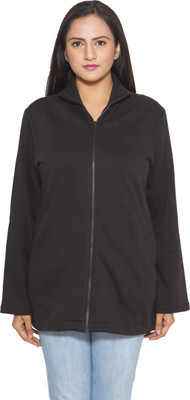 

Finesse Full Sleeve Solid Women's Sweatshirt, Black