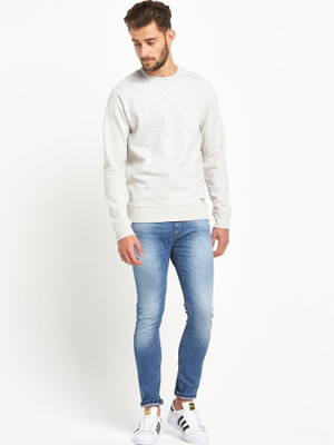 

Kotty Full Sleeve Solid Men's Sweatshirt, White