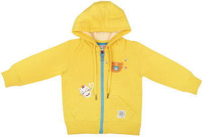 

Wow Mom Full Sleeve Solid Girls Sweatshirt, Yellow