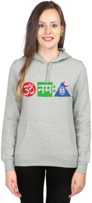 

Campus Sutra Full Sleeve Printed Women Sweatshirt, Grey