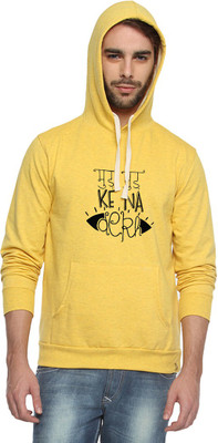 

Campus Sutra Full Sleeve Printed Men Reversible Sweatshirt, Yellow