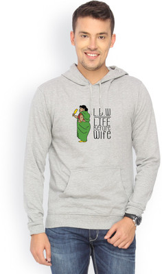 

Campus Sutra Full Sleeve Printed Men Sweatshirt, Grey