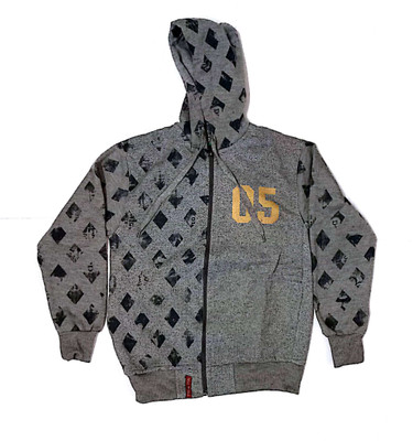 

Cuddlezz Full Sleeve Self Design Boys Sweatshirt, Grey