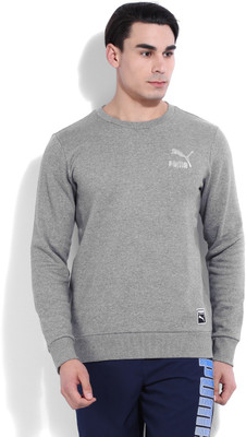 Puma full sleeve hotsell solid men's sweatshirt