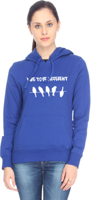 

Campus Sutra Full Sleeve Solid Women Sweatshirt, Royal blue
