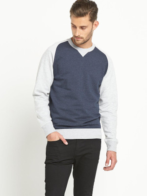

Kotty Full Sleeve Solid Men's Sweatshirt, Blue