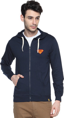 

Campus Sutra Full Sleeve Solid Men Sweatshirt, Blue