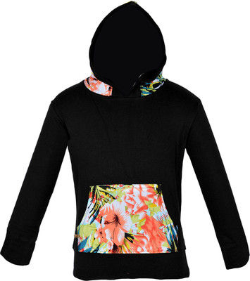 

Gkidz Full Sleeve Graphic Print Girls Sweatshirt, Black
