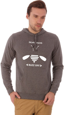 

Campus Sutra Full Sleeve Solid Men Sweatshirt, Dark grey