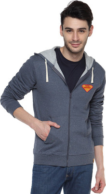 

Campus Sutra Full Sleeve Solid Men Sweatshirt, Blue