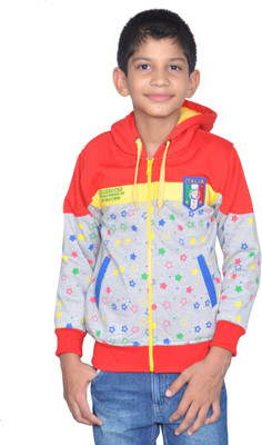 

Shaun Full Sleeve Printed Baby Boys Sweatshirt, Red
