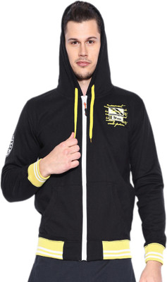 

Sports 52 Wear Full Sleeve Solid Men's Sweatshirt, Black;yellow