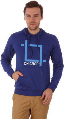 

Campus Sutra Full Sleeve Solid Men Sweatshirt, Royal blue