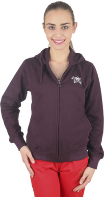 

Cayman Full Sleeve Solid Women's Sweatshirt, Darkmouve