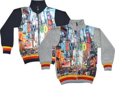 

Shaun Full Sleeve Printed Boys Sweatshirt, Multicolor