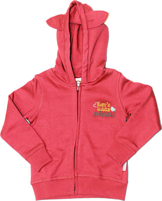 

Nickelodeon Full Sleeve Solid Girls Sweatshirt, Red
