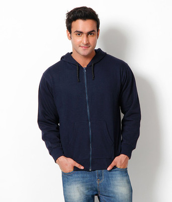 weardo Full Sleeve Solid Men Sweatshirt