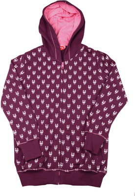 

Puma Full Sleeve Printed Girls Sweatshirt, Sparkling grape