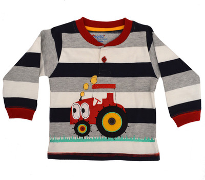 

Pepito Full Sleeve Striped Baby Boys Sweatshirt, Black
