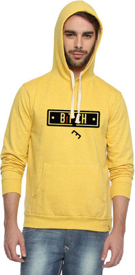 

Campus Sutra Full Sleeve Printed Men Reversible Sweatshirt, Yellow