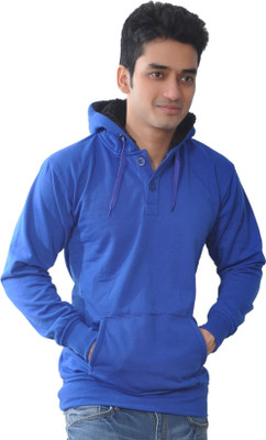 

Vibgyor Full Sleeve Solid Men's Sweatshirt, Royal blue