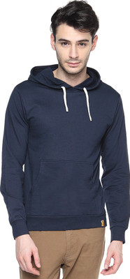

Campus Sutra Full Sleeve Solid Men Sweatshirt, Navy blue