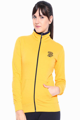 

Sports 52 Wear Full Sleeve Solid Women's Sweatshirt, Yellow